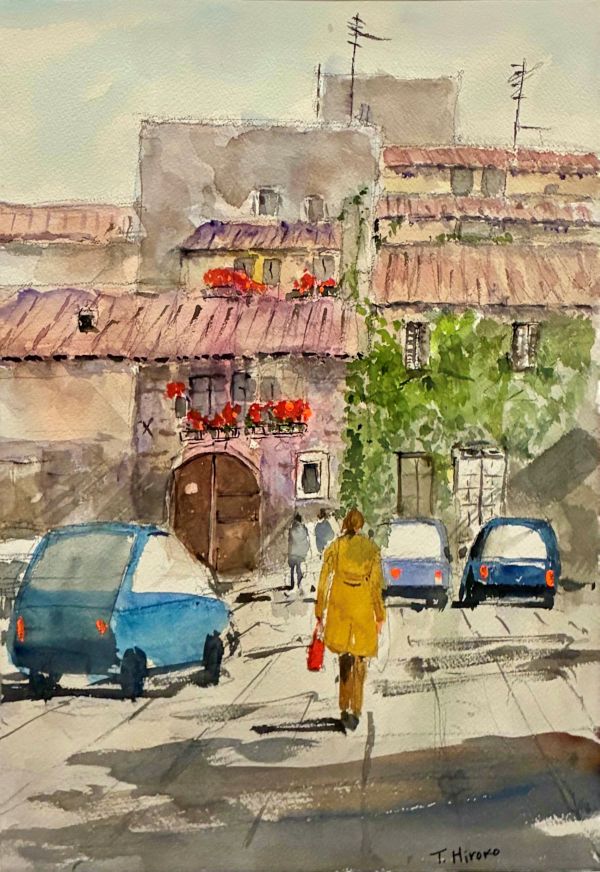 第74回 光陽展　瀧川　弘子（タキカワヒロコ）南フランスを散歩して 水 F8